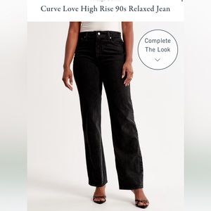 Abercrombie Curve Love 90’s Relaxed Jean High Rise
